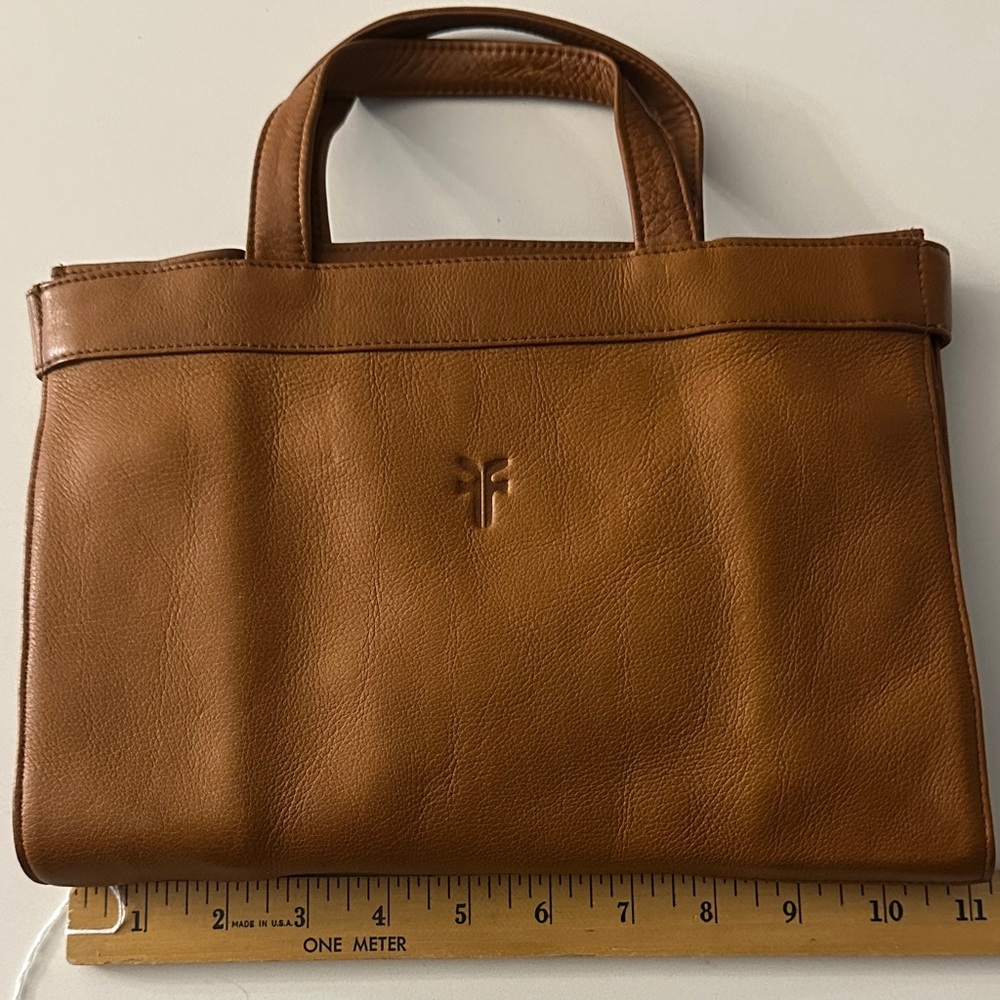 Frye Brown Leather Tote Bag
